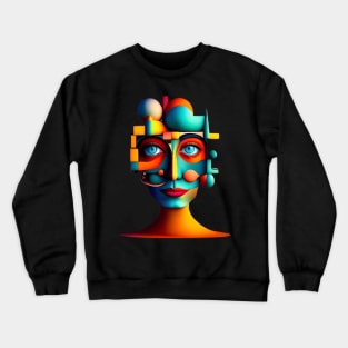 Unleash Your Creativity with Free Thinking: Discover Unique and Exclusive Handcrafted Items Crewneck Sweatshirt